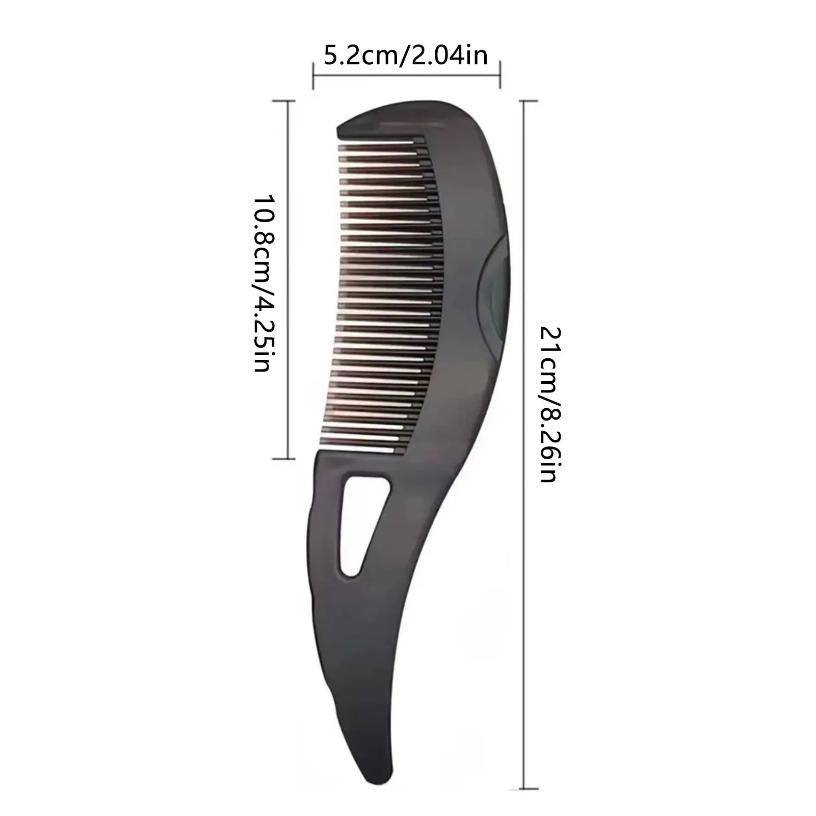 Dandruff Removal Scalp Hair Combs Hair Dressing Comb Self-Cleaning Anti-Static Massage brushes Hair Care Styling tools Peaceful Pleasures Health and Wellness Dark Brown