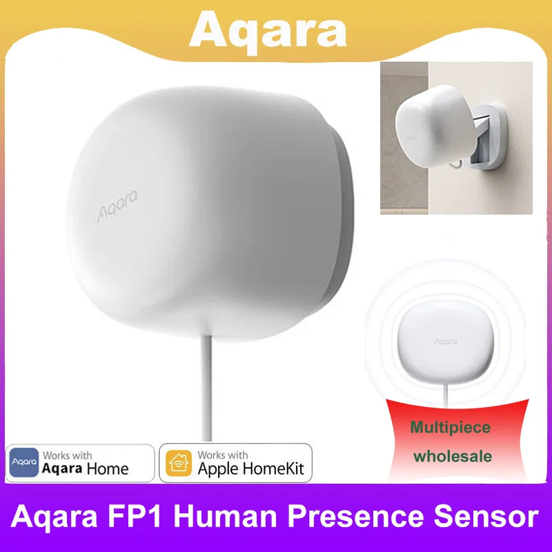 Aqara Human Presence Sensor FP1 Zigbee 3.0 High Precision Sensing Smart Home for Apple Homekit Human Presence Sensor FP2 Peaceful Pleasures Health and Wellness