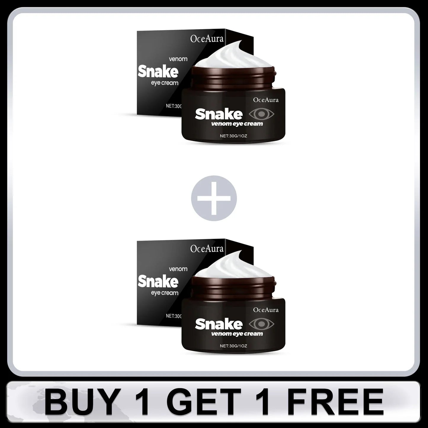 OceAura Snake Venom Eye Cream – Firm, Lift & Brighten 30g
