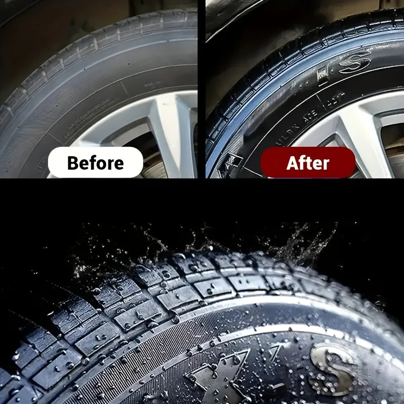 Black Shining Tire Wax – Car, Bike & Motorcycle Tire Shine