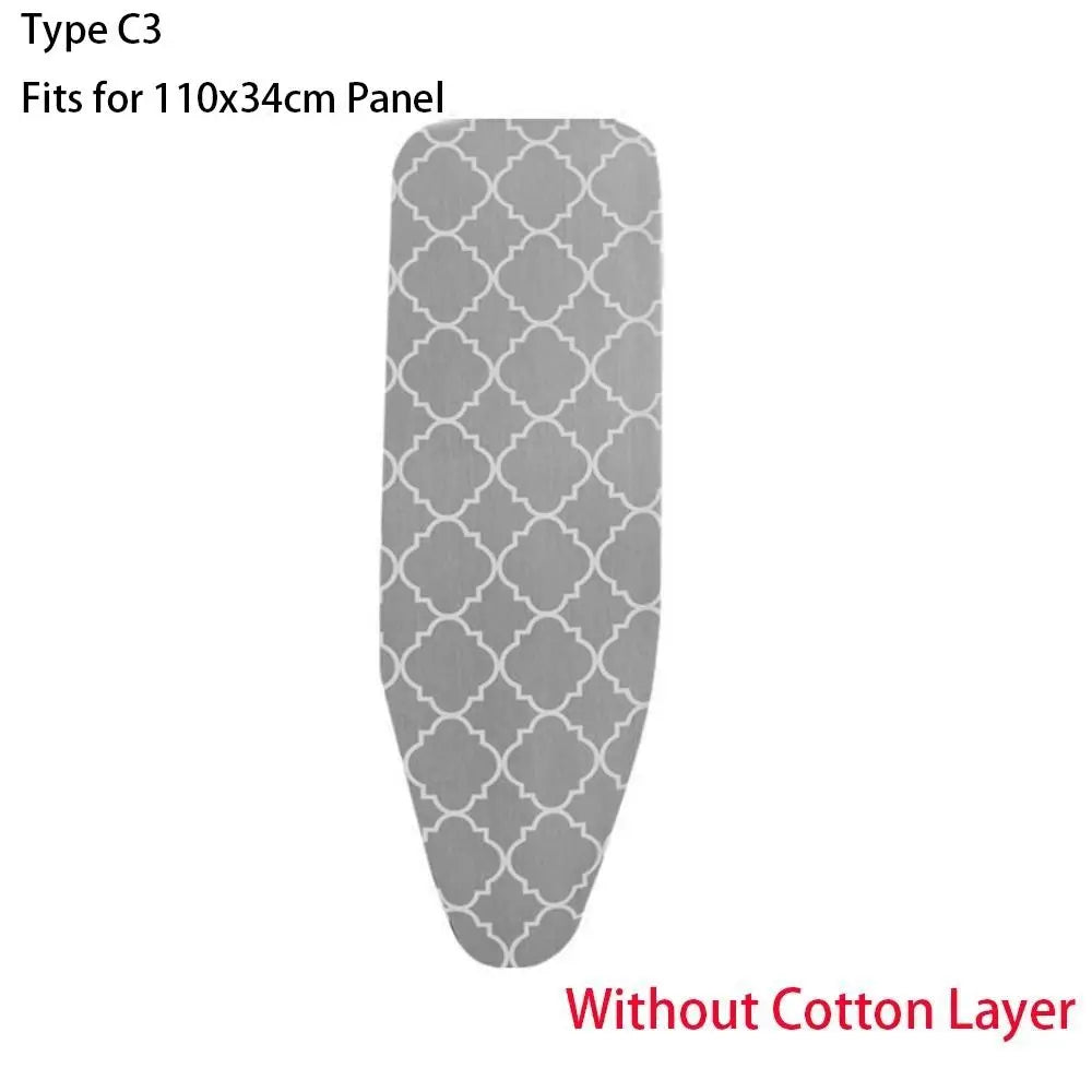 Durable Ironing Board Cloth Universal Heavy Heat Resistant Ironing Board Cover Pad Laundry Supplies Resistant Scorch Peaceful Pleasures Health and Wellness C3-110x34cm