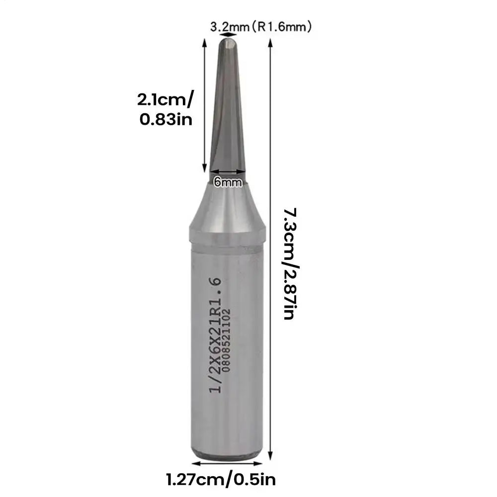 V Groove Router Bits 1/2 & 1/4 Inch HSS Woodworking End Mills