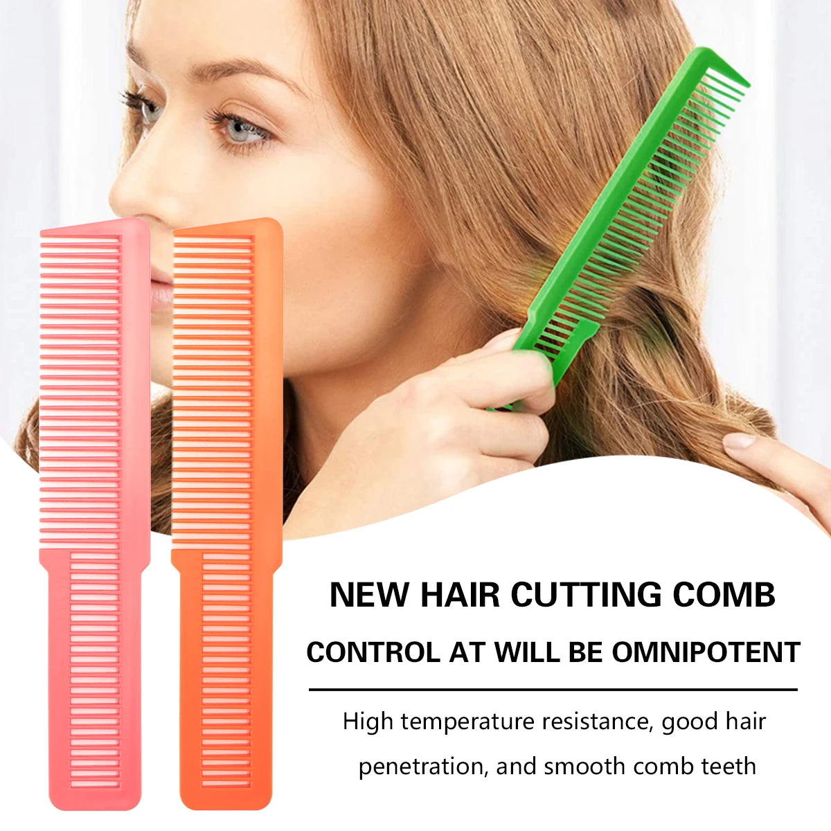 Professional Hair Stylist Plastic Anti-Static Hairdressing Comb Ultra Thin Salon Barber Shop Styling Tools Hair Coloring Comb Peaceful Pleasures Health and Wellness