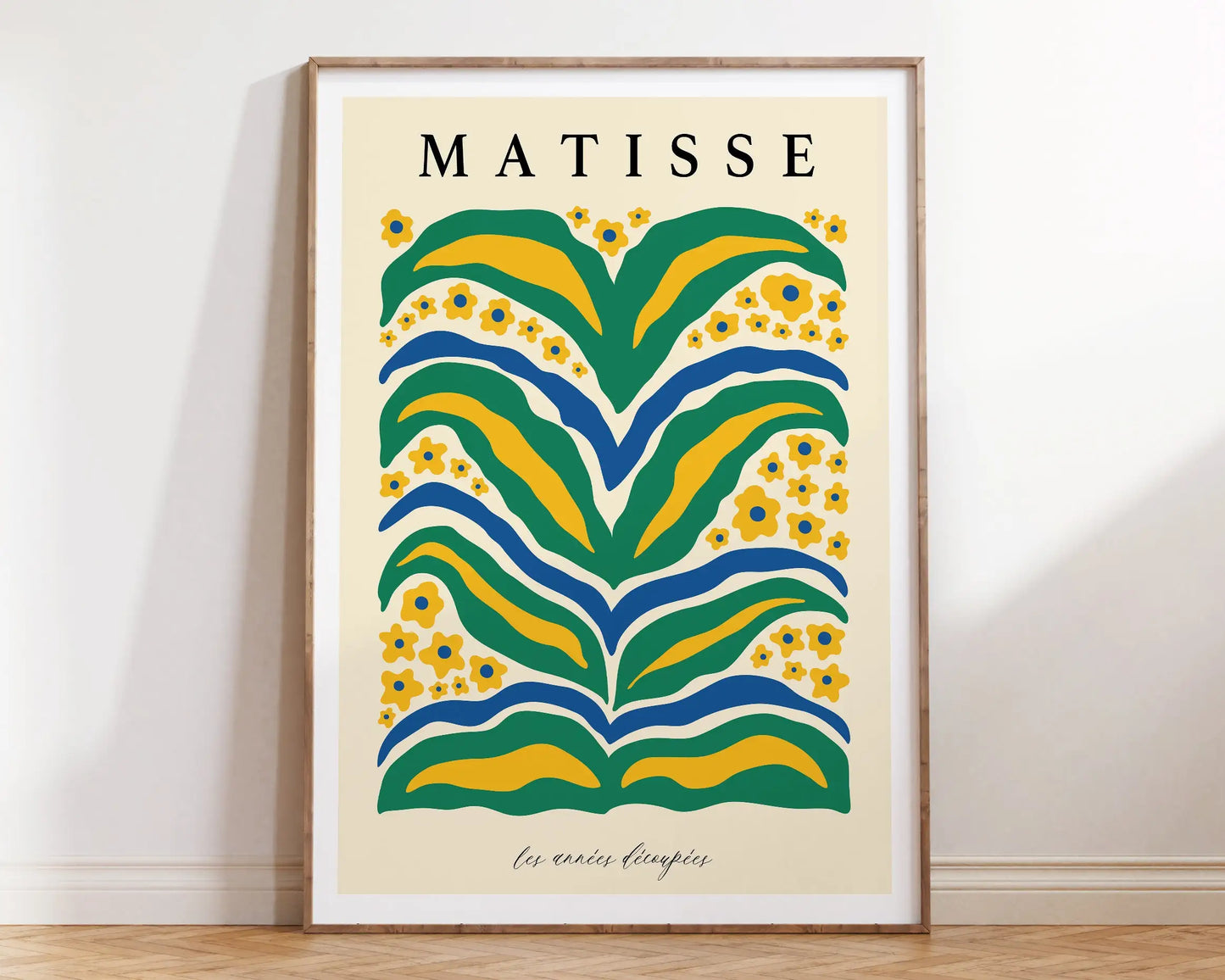 Abstract Flowers Matisse Poster and Prints Flower Market Matisse Floral Canvas Matisse Botanical Cut Outs Exhibition Painting Peaceful Pleasures Health and Wellness