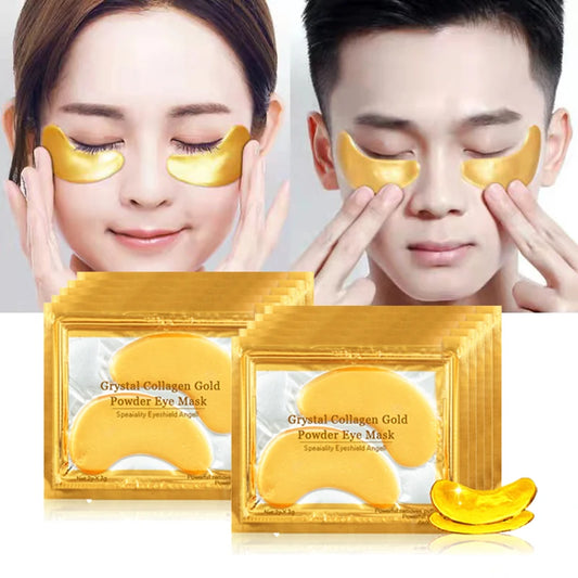 BIOAOUA Gold Collagen Eye Masks 50 Pairs – Anti-Aging Patches Collagen Eye Mask Peaceful Pleasures Health and Wellness