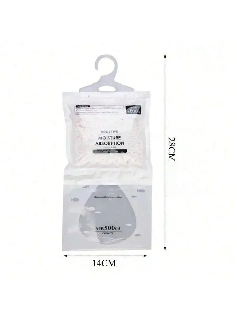 Hanging dehumidification bag water absorption moisture-proof mildew-proof dehumidification bag household desiccant large package Peaceful Pleasures Health and Wellness