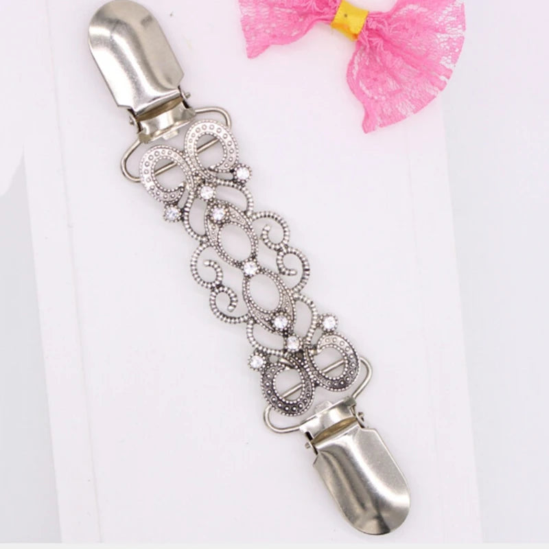 Vintage Sweater Shawl Clips Cardigan Collar Clips Brooch Pin for Women Cardigan Scarf Buckle Clothing Accessories Peaceful Pleasures Health and Wellness