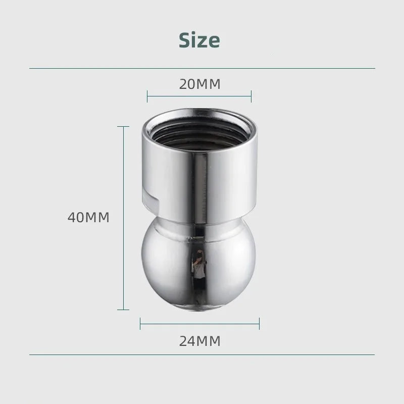 Brass Swivel Ball Joint Connector for Rainfall Shower Head