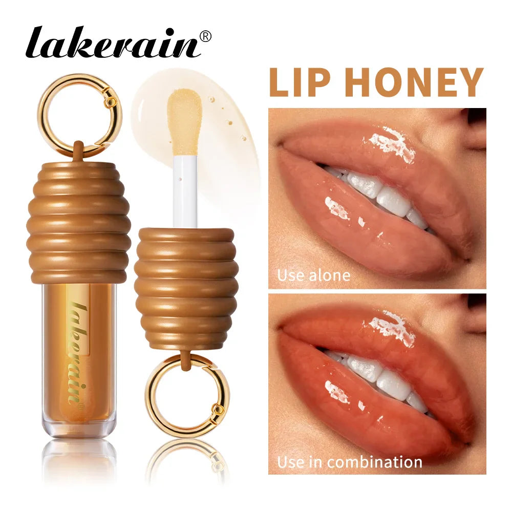 Lakerain Lip Honey Gloss – Hydrating, Plumping & Non-Sticky