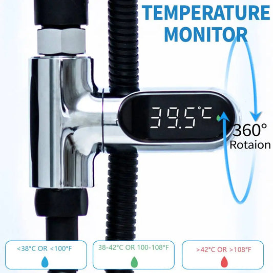 Baby Bath Water Thermometer – 360° LED Digital Faucet Monitor Baby Thermometer Peaceful Pleasures Health and Wellness france