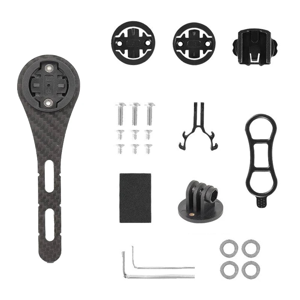Carbon Fiber Bike Computer Holder – Garmin Mount (S/L) Peaceful Pleasures Health and Wellness Short 13cm Australia