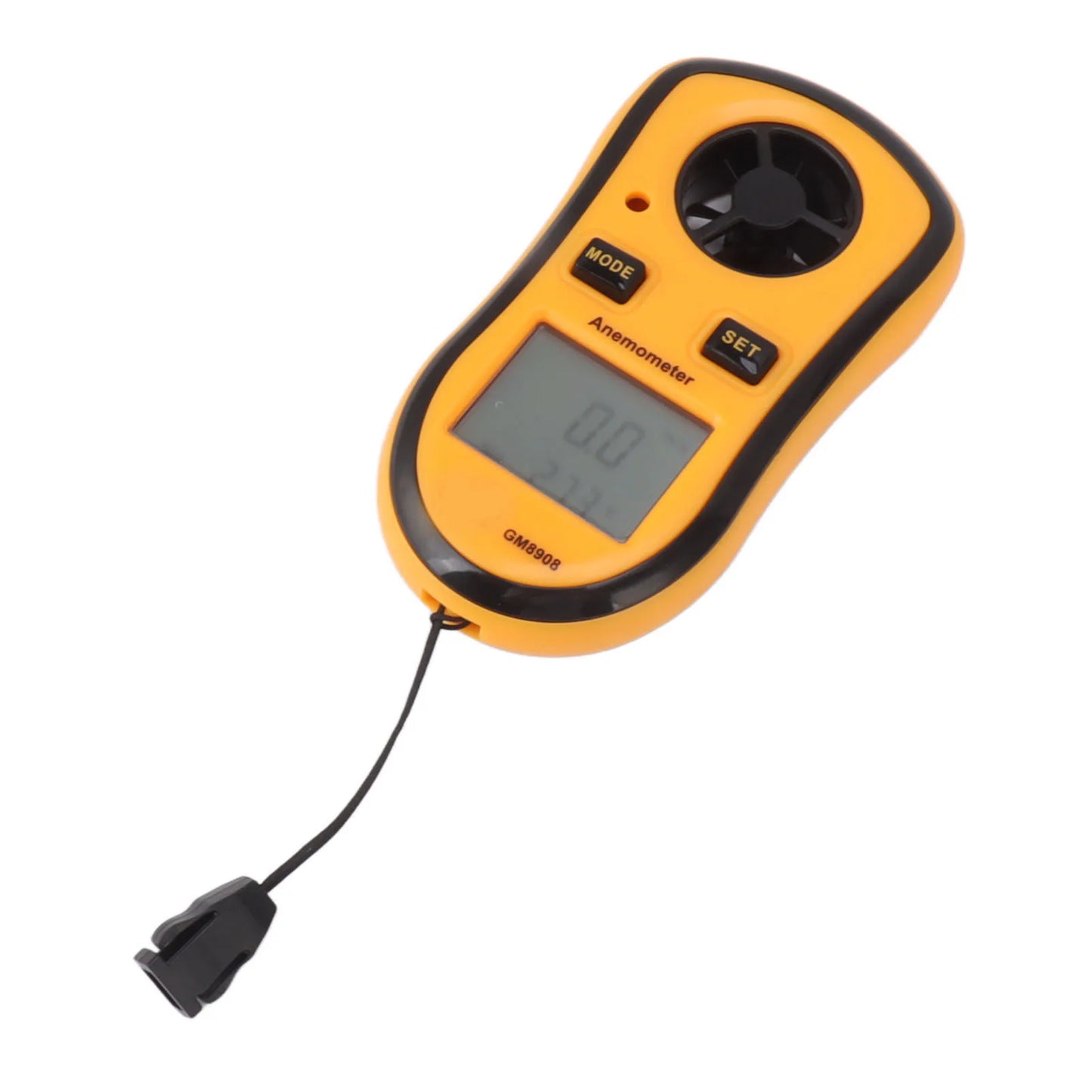 Digital Anemometer LCD Backlight Display Wind Meter Low Battery Prompt Digital LCD Display for Petrochemical for Steel Peaceful Pleasures Health and Wellness
