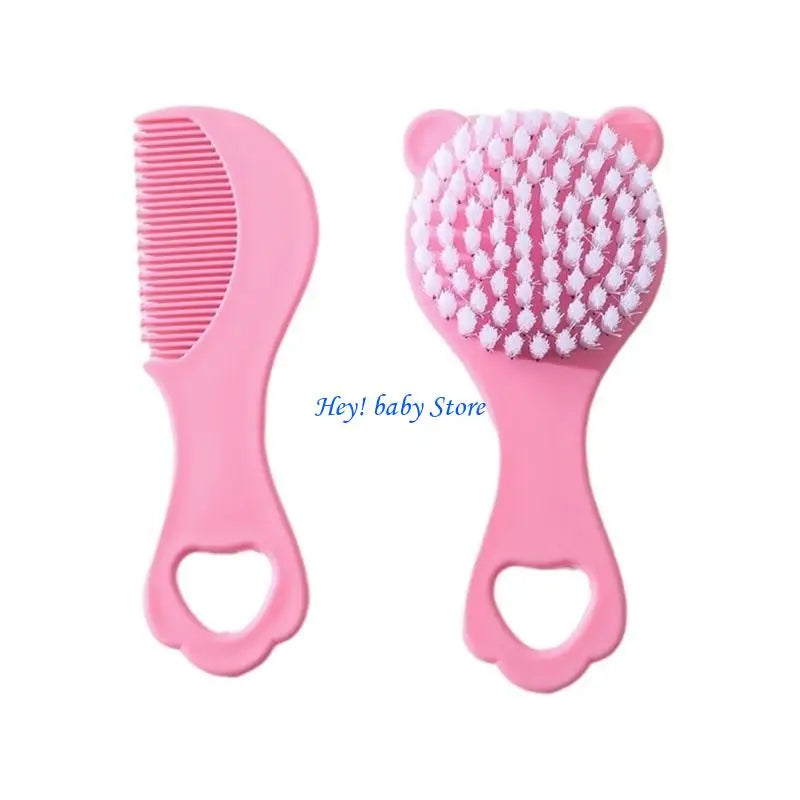 Baby Toddler Hair Brush & Comb Set for Sensitive Scalp