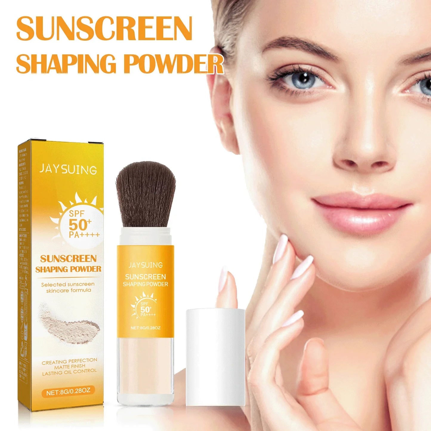 SPF 50 Sunscreen Loose Setting Powder – Oil Control & Matte