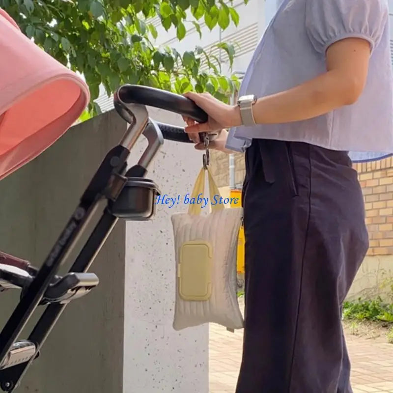 Portable Refillable Baby Wipes Dispenser Holder – Travel Bag