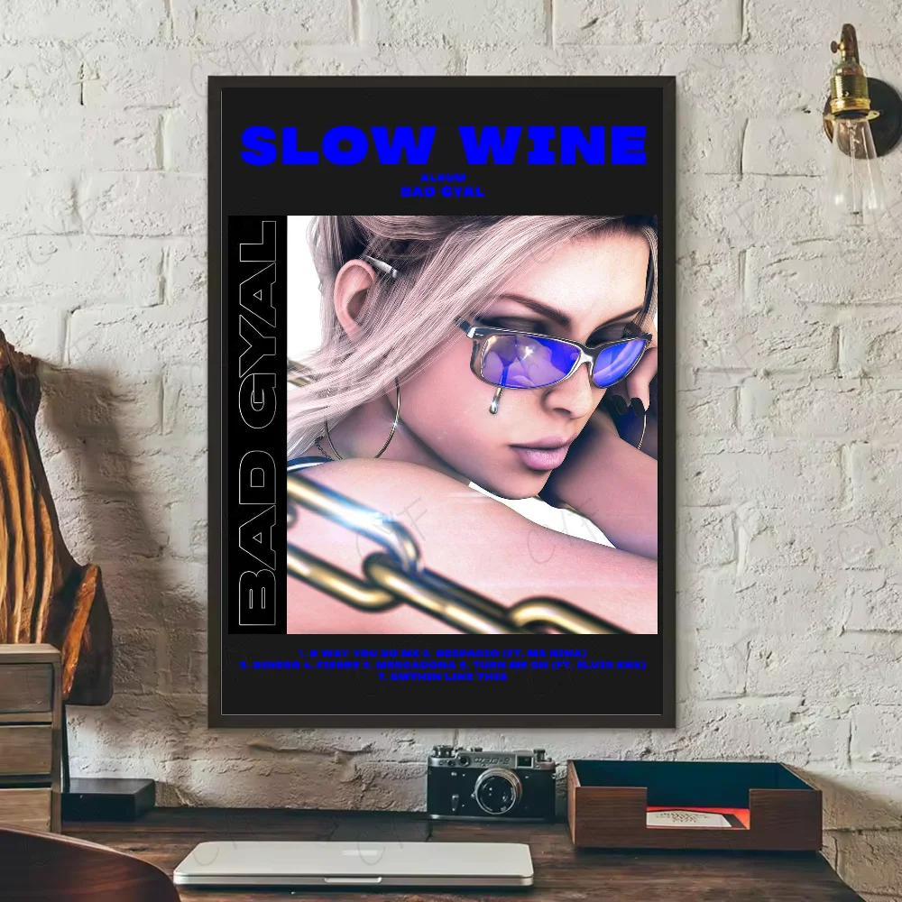 B-Bad G-Gyal HD Waterproof Wall Poster – Modern Home Decor Wall Art Poster Peaceful Pleasures Health and Wellness