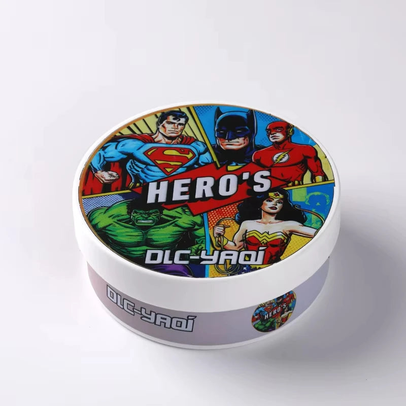 2026 YAQI Flash Sale HERO'S Atisan Shaving Soap for Men 170g Artisanal Lather Softens Beard for Smooth Shave Grooming Essentials Peaceful Pleasures Health and Wellness