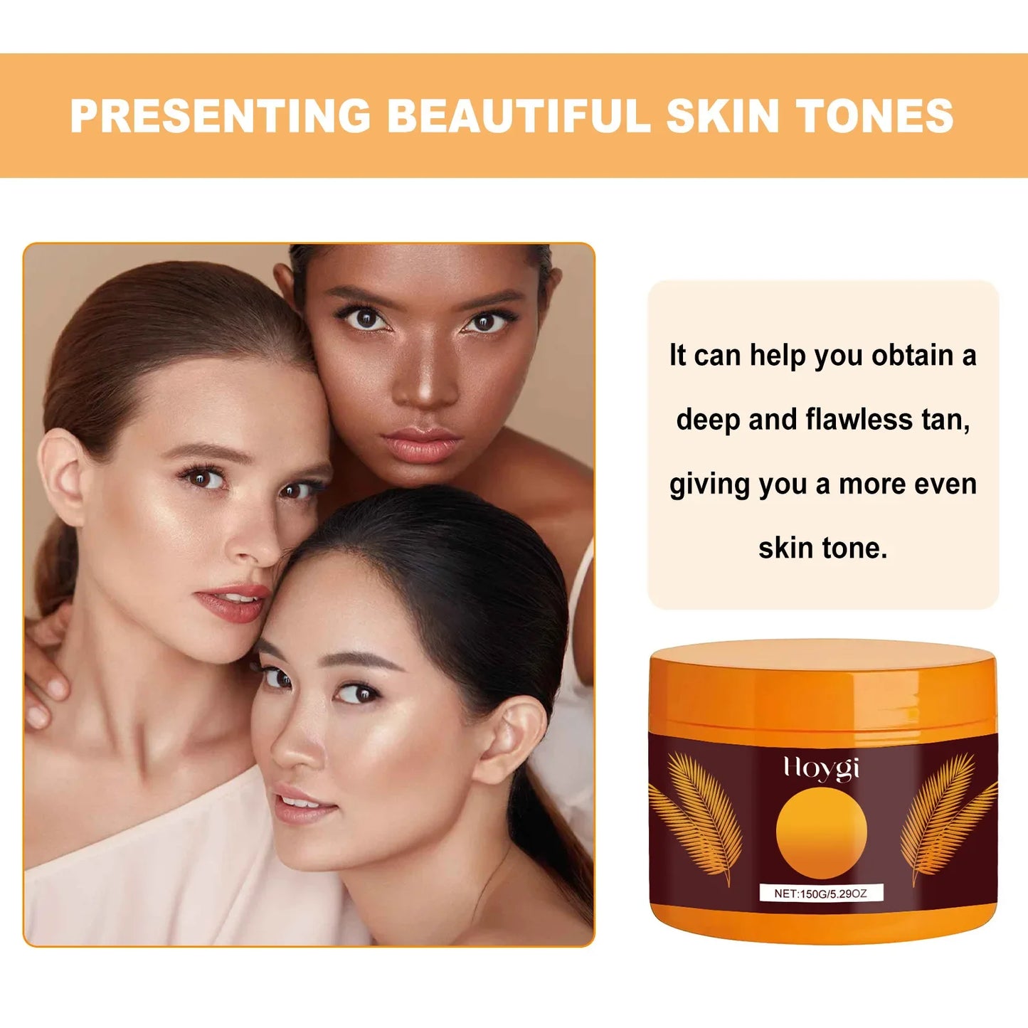 Sunless Self Tanning Gel – Natural Bronzer & Moisturizer 150g Peaceful Pleasures Health and Wellness