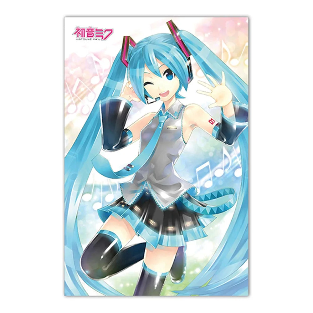 Hatsune Miku Canvas Wall Art Print | Anime Room Decor