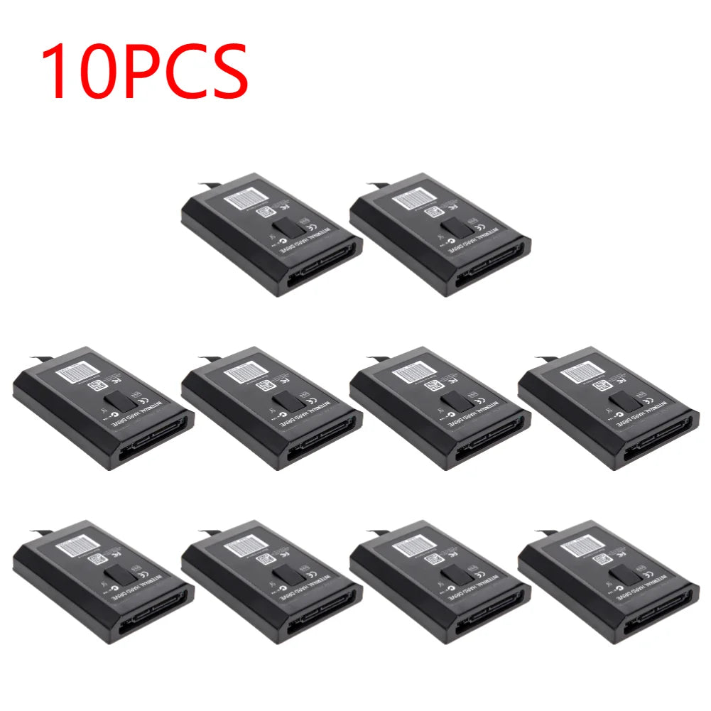 10-1pcs HDD Internal Case for XBOX 360 Slim 20GB 250GB HDD Hard Disk Drive Box Game Accessories Replacement for XBOX 360 Slim Peaceful Pleasures Health and Wellness 10pcs