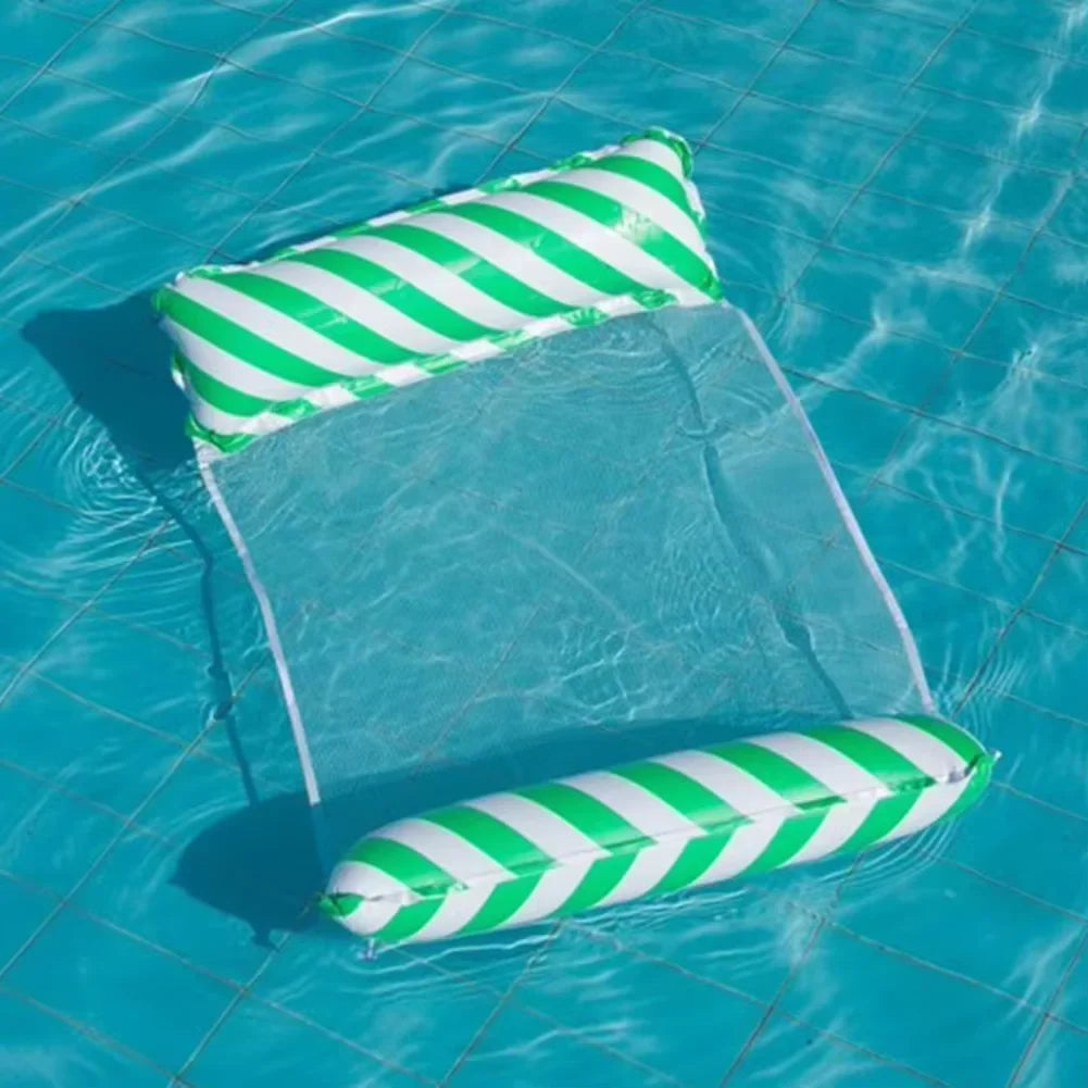 Inflatable Water Hammock – Mesh Floating Pool Lounge Chair