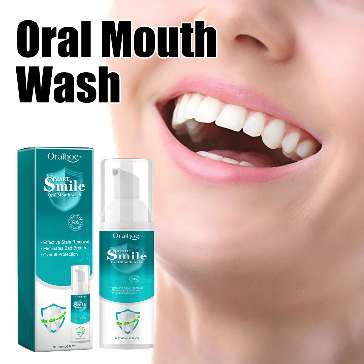 Oralhoe Propolis Whitening Toothpaste Mousse – Deep Clean 60ml