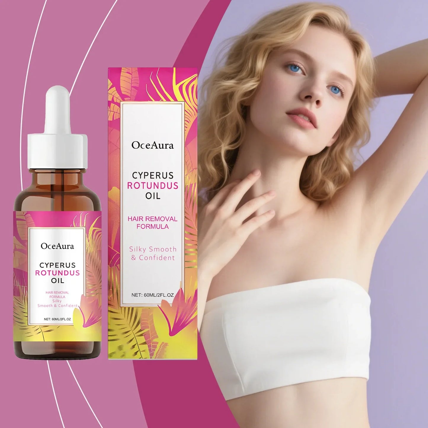 Natural Body Oil 60ml – Jojoba, Almond & Rosehip All Skin