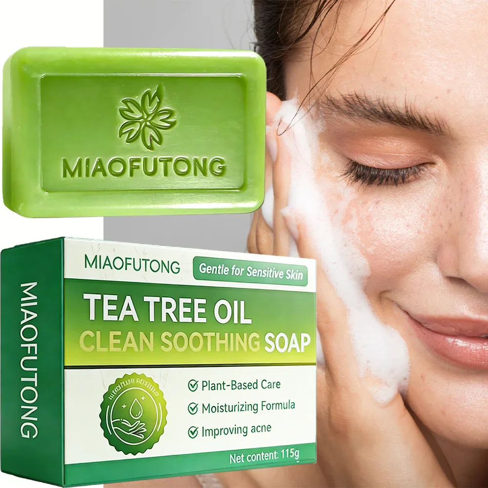 Tea Tree Oil Antifungal Soap – Acne & Sensitive Skin Cleanser