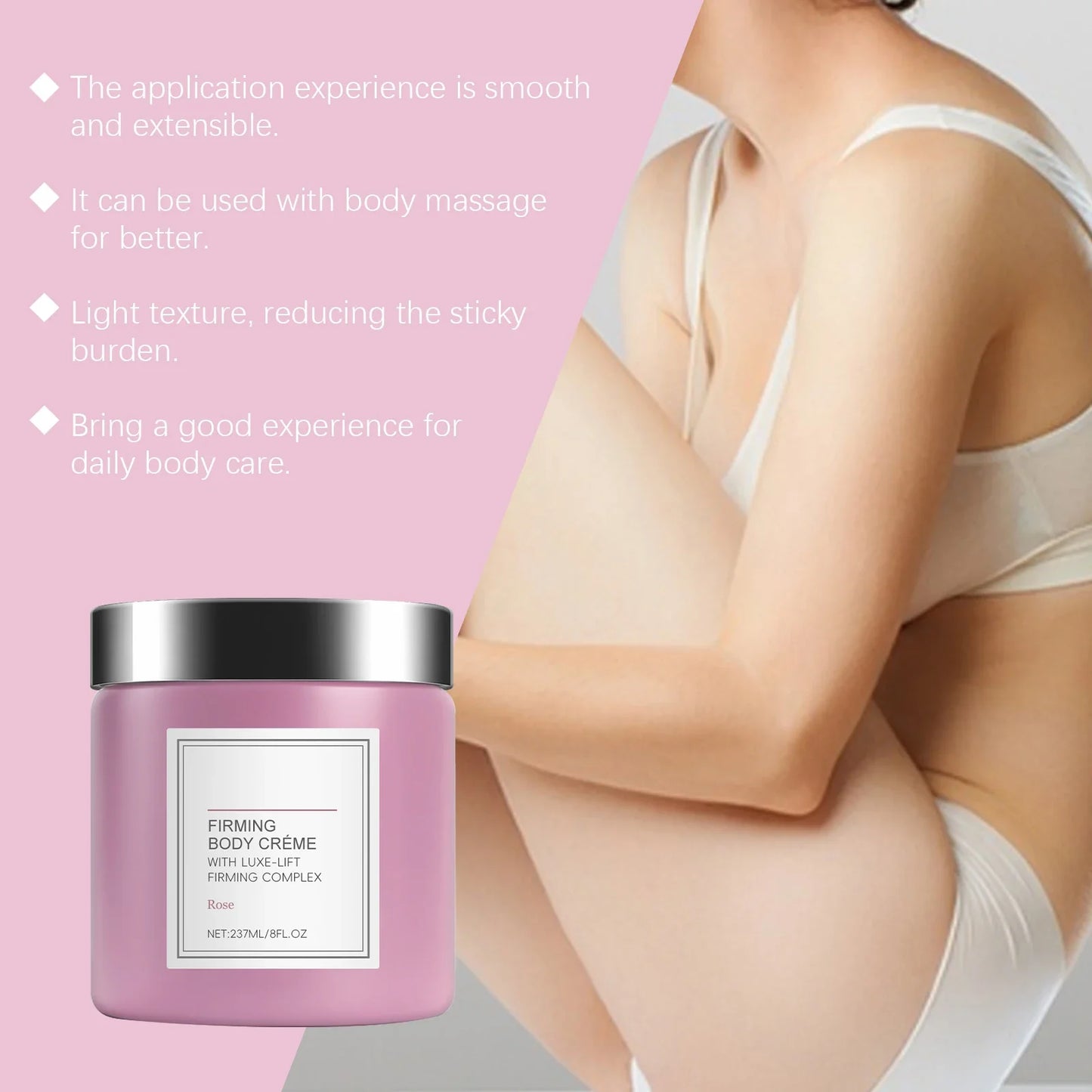 237ml Firming Body Cream – Deep Moisturizing, Floral Scent