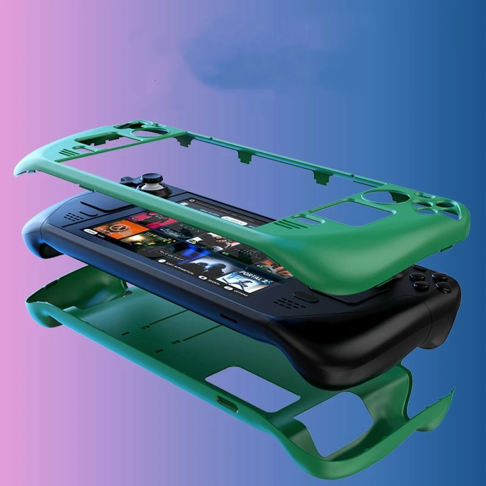 Suitable For Steam Deck Skin-Friendly Feel For Steam Deck Oled Colorful PC Protective Case With Stand Game Console Accessories Peaceful Pleasures Health and Wellness