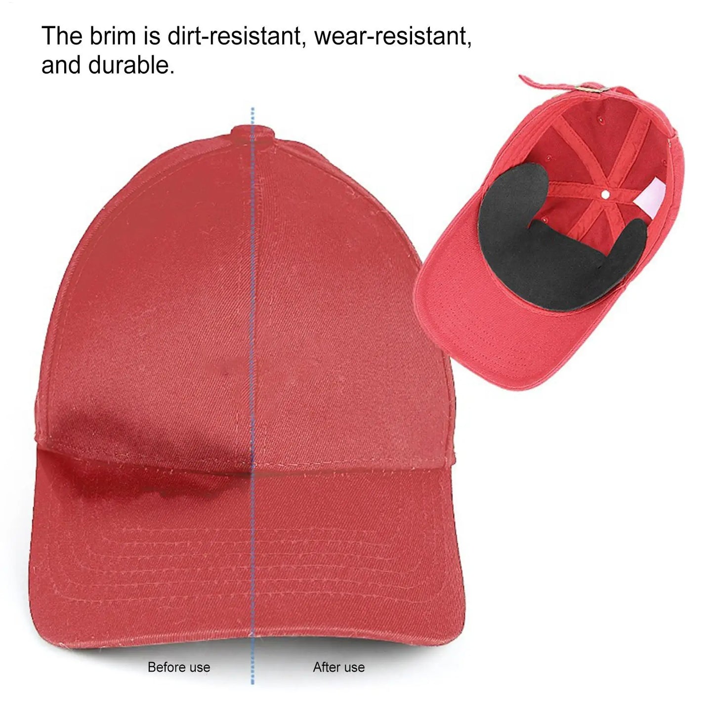 Hat Sweat Liners 10PCS Stops Odor Baseball Cap Sweatband Replacement Pads For Men Women Adults, Fitness Summer Camping Beach Peaceful Pleasures Health and Wellness