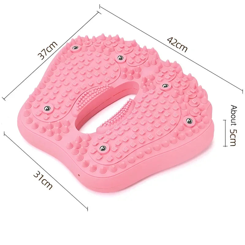 Large Household Inflatable Foot Massager Anti-slip Magnet Stone Stepper Pad Pressure Points in Situ Sports Fitness Equipment Peaceful Pleasures Health and Wellness