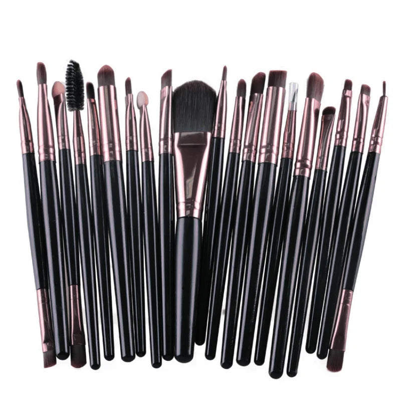 20-Piece Professional Makeup Brush Set – Soft Blending Brushes