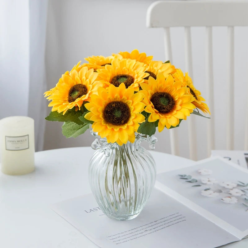 Artificial Silk Sunflower Gerbera | Wedding & Home Décor