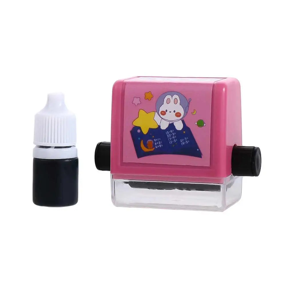 Math Practice Roller Stamp | Division & Arithmetic Rolling Stamp