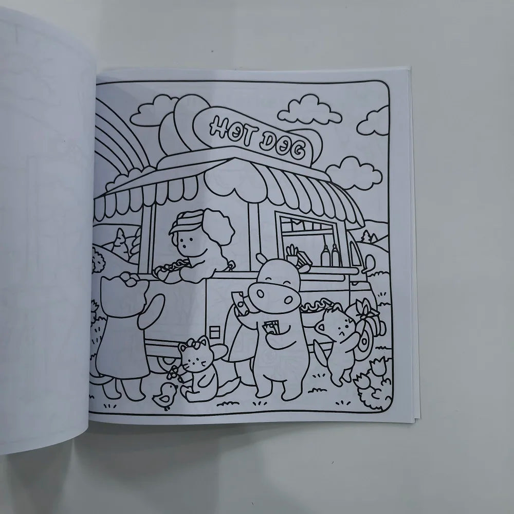 Cozy Moments Bold-easy Patterns Coloring Book Adults Cute Drawing