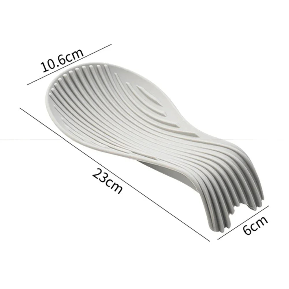 1/3Pcs Silicone Insulated Spoon Holder Heat Resistant Placemat Spoon Holder Cutlery Shelving Kitchen Tools Placemat Peaceful Pleasures Health and Wellness