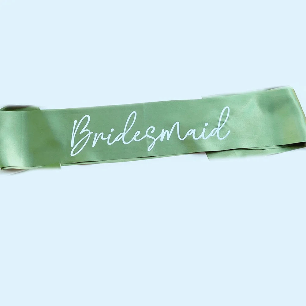 Bride To Be & Team Bride Sash – Bachelorette Party Favors