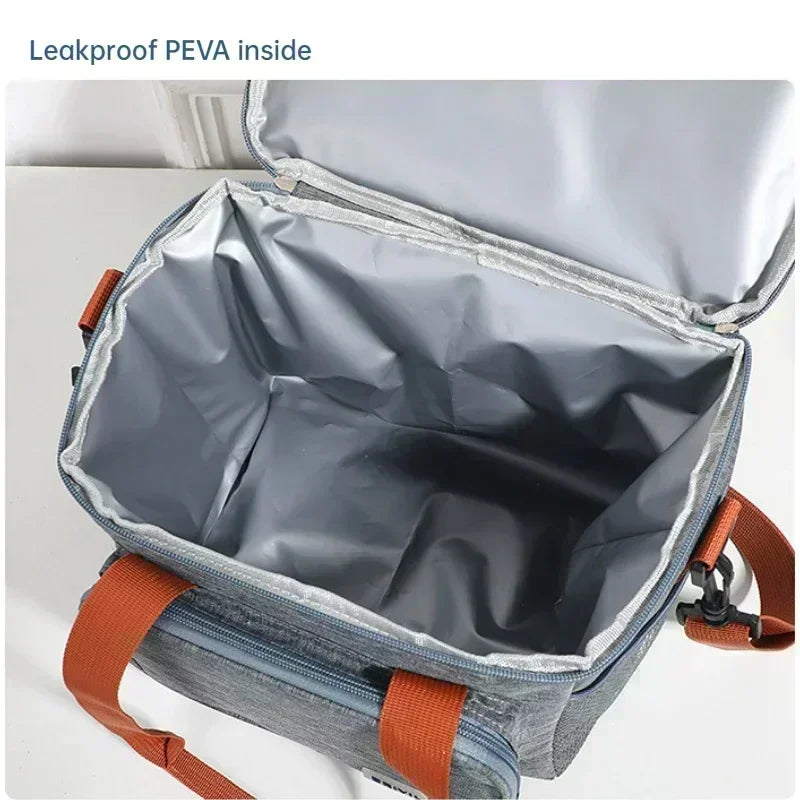 Extra Thick Insulated Lunch Bag | Double Layer Cooler Tote