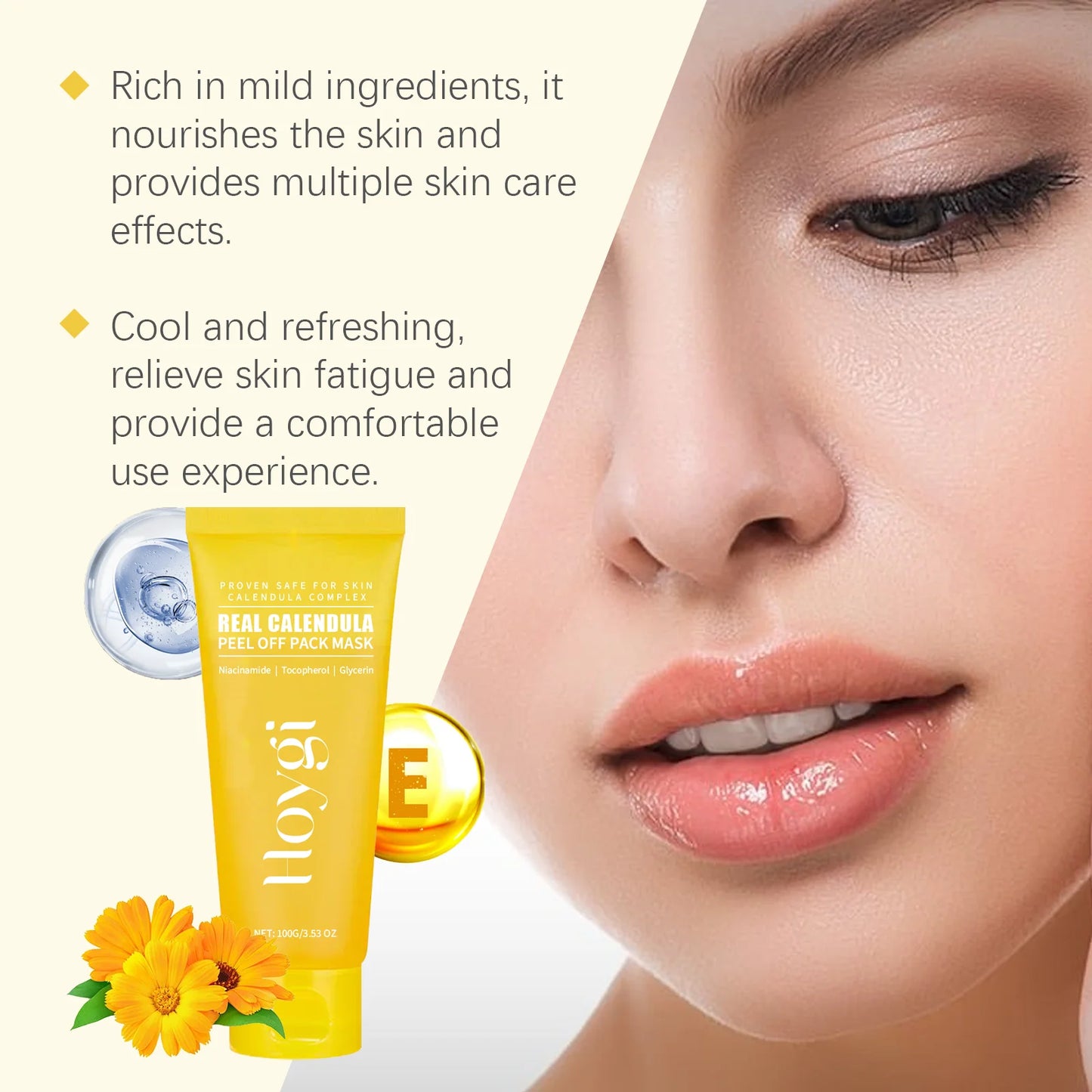 Calendula Peel-Off Mask – Blackheads, Pores & Dark Spots