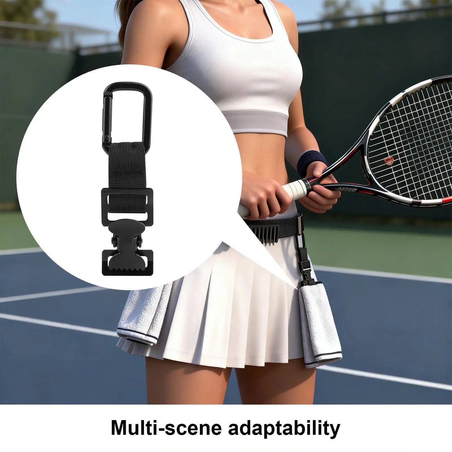 Heavy-Duty Serrated Glove Clip & Belt Hanger | Work & Golf