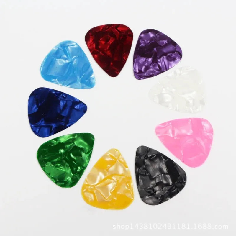 Guitar Picks Plectrum Celluloid Electric Smooth Pick Bass Acoustic