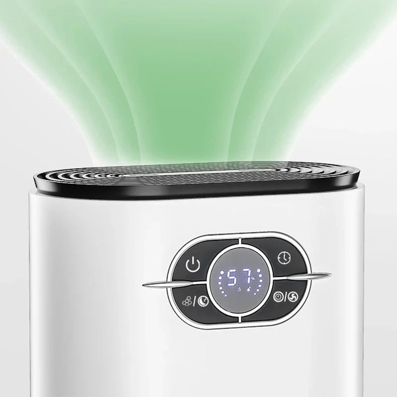 1.2L Smart Electric Dehumidifier with Remote & Anion Purifier
