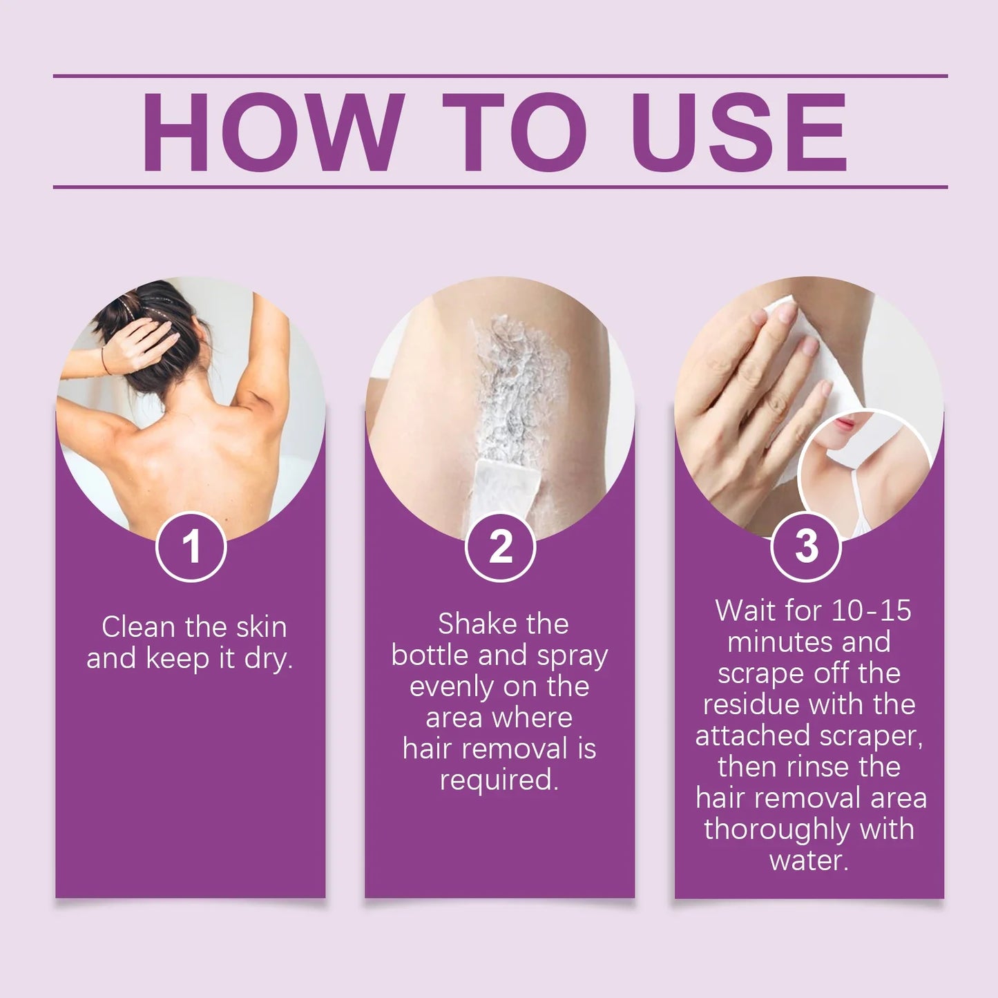 Jaysuing Hair Removal Cream Spray – Painless & Nourishing
