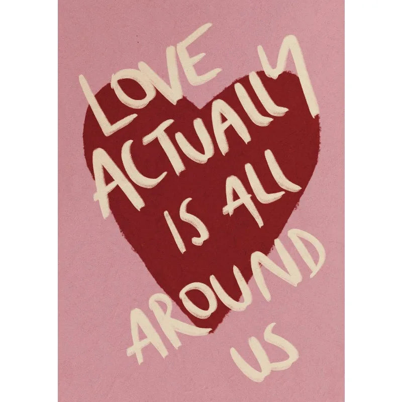 Retro Feeling Lucky Poster Cherry Positive Quotes Playing Card HD Printed Canvas Wall Art Pictures Home Bedroom Decor Gift Peaceful Pleasures Health and Wellness 6 30x40cm Unframed