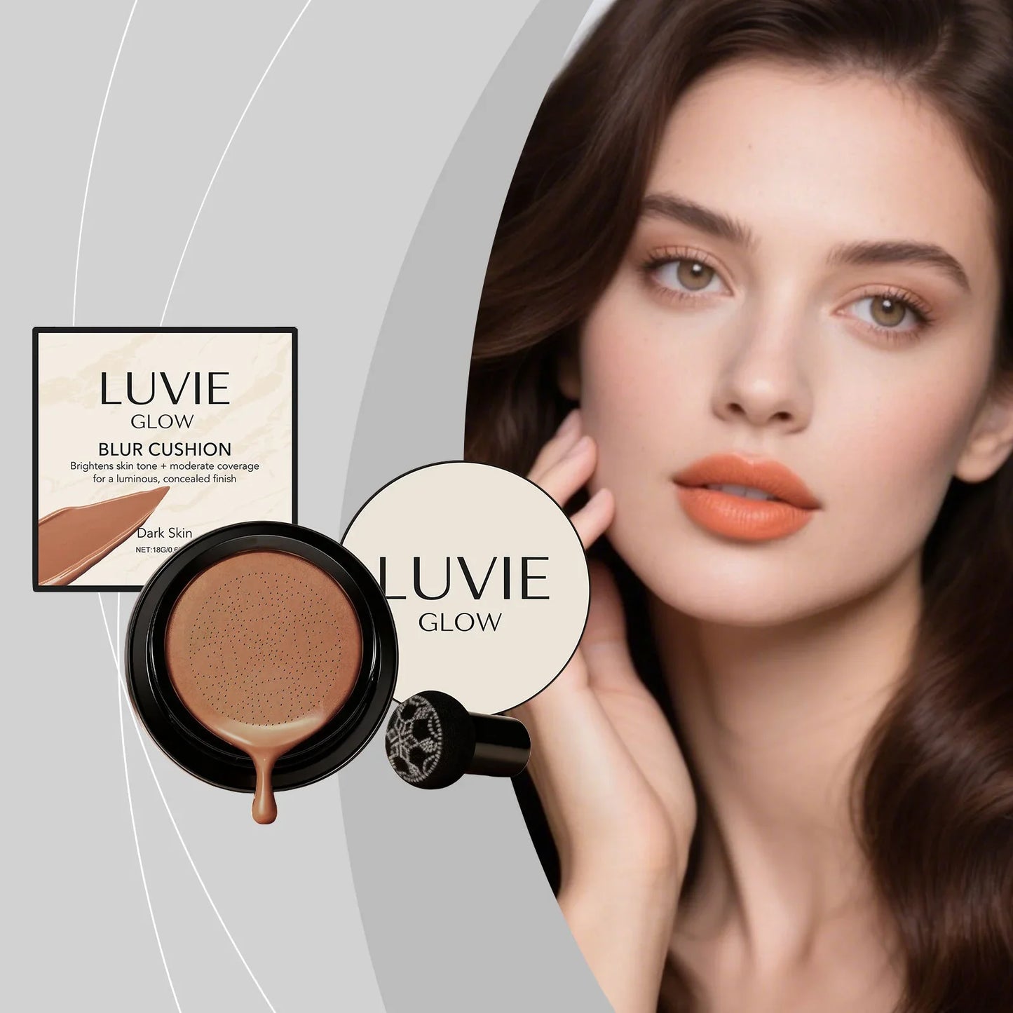 Zephoco Air Cushion BB Cream – Oil Control & Brightening Foundation