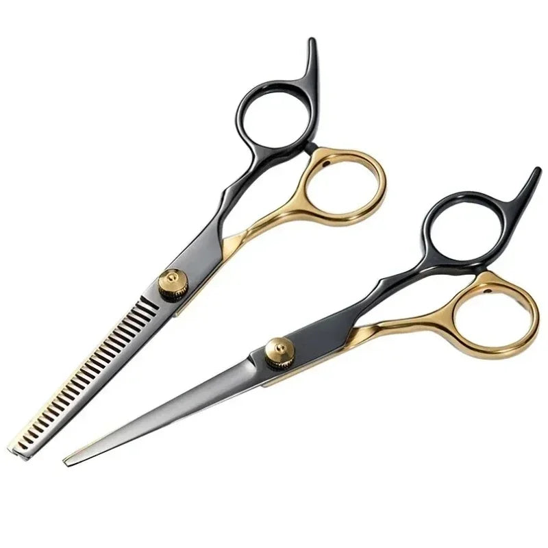 Professional Hairdressing Scissors Barber Accesories Hair Thinning Cut Metal Scissors Tooth Shears Styling Tool Cutting Scissors Peaceful Pleasures Health and Wellness