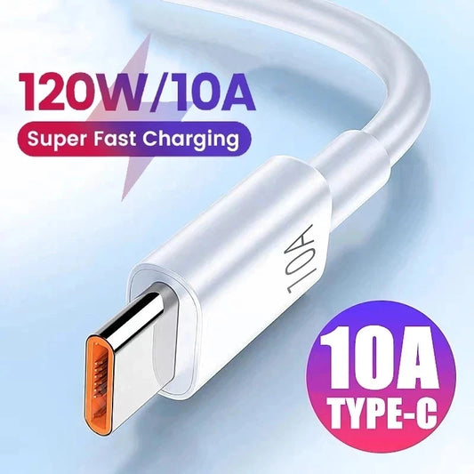 120W 10A USB-C Fast Charging Cable | Huawei Xiaomi Samsung USB-C Charging Cable Peaceful Pleasures Health and Wellness
