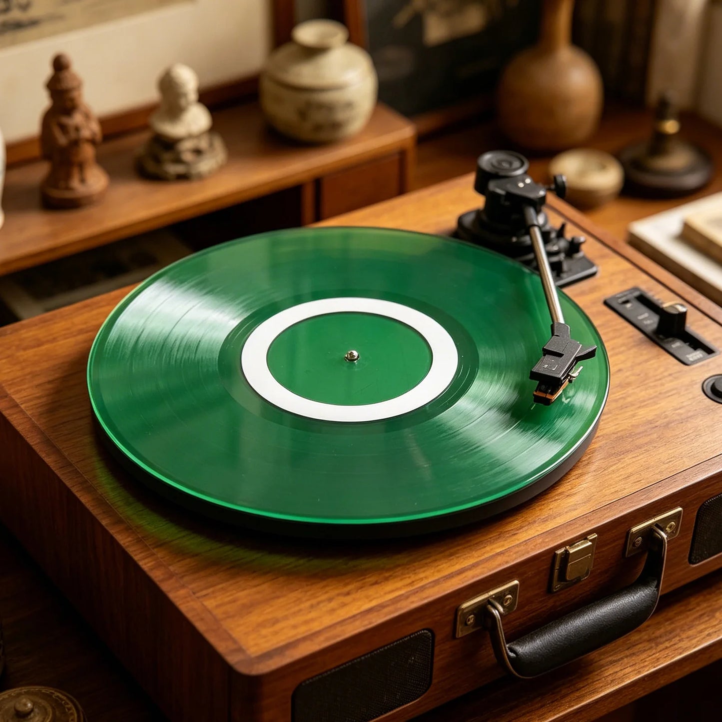 Record Platter Slipmat Anti-Static Retro Turntable Mats Low Noise Record Player Platter Slip Mats Records Player Accessory Peaceful Pleasures Health and Wellness