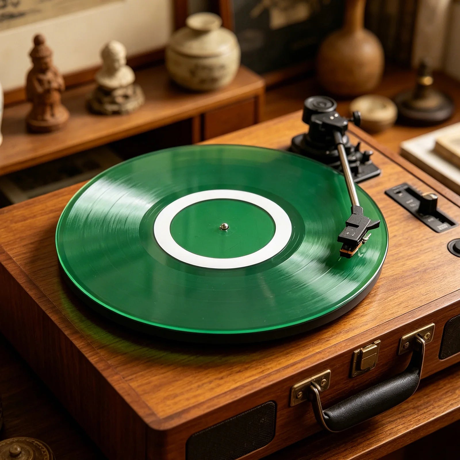 Record Platter Slipmat Anti-Static Retro Turntable Mats Low Noise Record Player Platter Slip Mats Records Player Accessory Peaceful Pleasures Health and Wellness